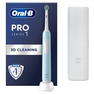 ORAL-B ELEKTRIČNA ČETKICA PRO 1 CARRIBEAN BLUE + TORBA